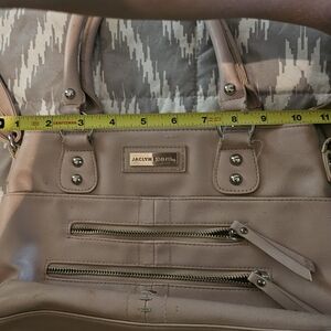 Jaclyn Smith Pink Leather Purse